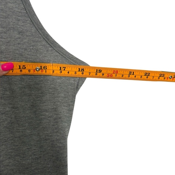 Lululemon Refresh Racerback Maxi Dress II Pima Cotton Heathered Medium Grey - Picture 8 of 11